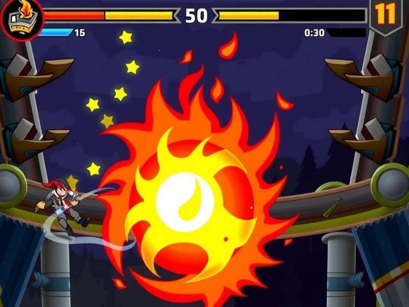 Flame Flurry Gameplay Screenshot
